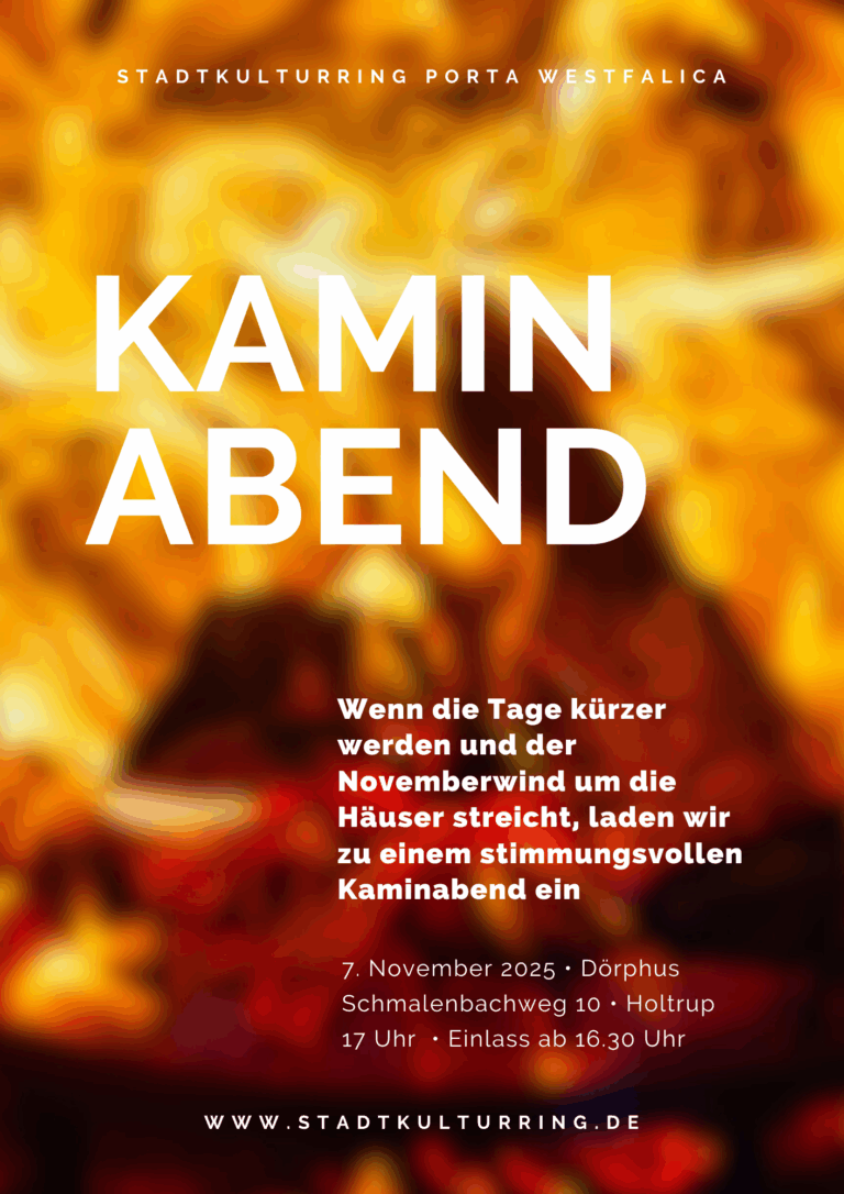 Der Stadtkulturring lädt zum Kaminabend